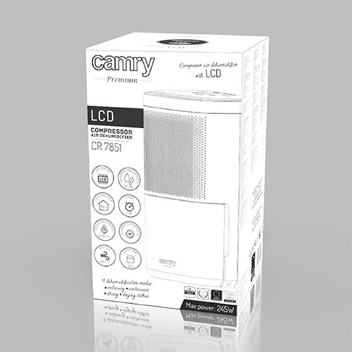 Camry CR 7851 LCD dehumidifier with compressor slika 9