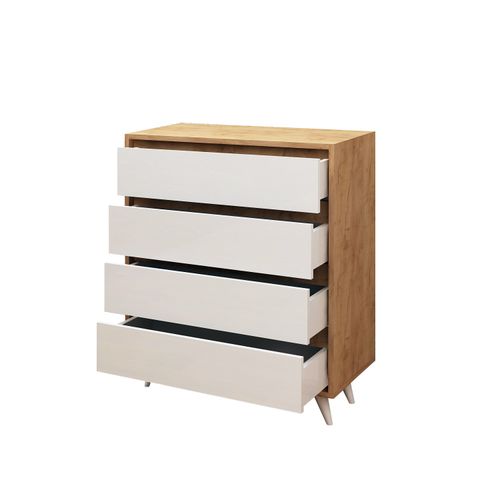 Hanah Home Suvera Oak White Dresser slika 3