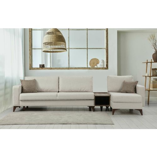 Atelier Del Sofa Garnitura, Kristal Rest Set - Beige slika 1