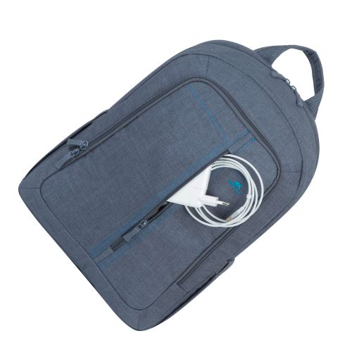 Ruksak RivaCase 15.6" Alpendorf 7560 Grey laptop Canvas backpack slika 3