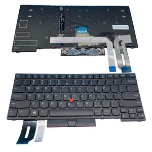 Tastatura za laptop Lenovo ThinkPad E480 L480 T480S T14 T490 backlight i gumb