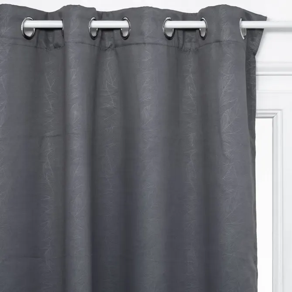 Atmosphera paravan zavjesa leat 140x260 cm sivi slika 1