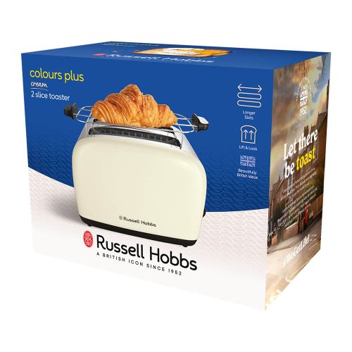 Russell Hobbs TOASTER Colours Plus 2S Toaster Cream 26551-56 slika 7