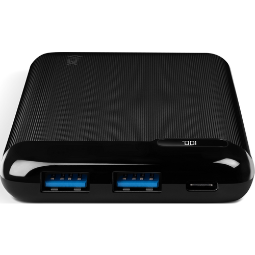 Ttec Prijenosni punjač PowerSlim LCD PD 10.000 mAh Powerbank  wth USB-C Input/output/Black slika 1