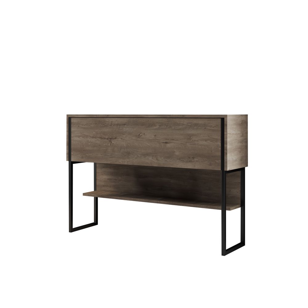Komoda Luxe - boje orahovine i crna slika 5