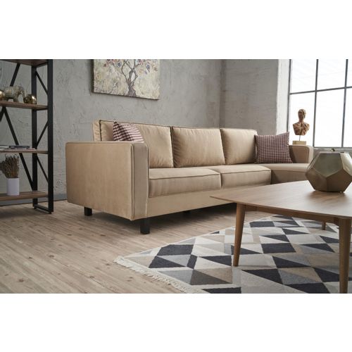 Atelier Del Sofa Kutna garnitura, Krem, Kale Velvet Right - Cream slika 4