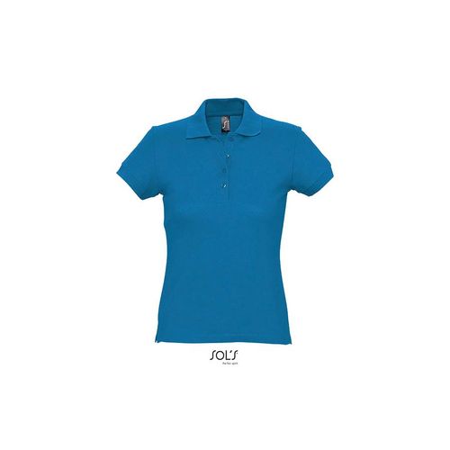 PASSION ženska polo majica sa kratkim rukavima - Aqua, XL  slika 5