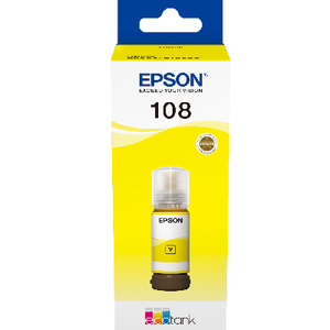 C13T09C44A 108 Yellow Ecotank ink bottle Epson