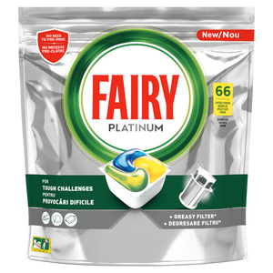 Fairy tablete za mašinsko pranje suđa Platinum 66 kom