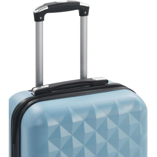 Čvrsti kovčeg s kotačima plavi ABS slika 19