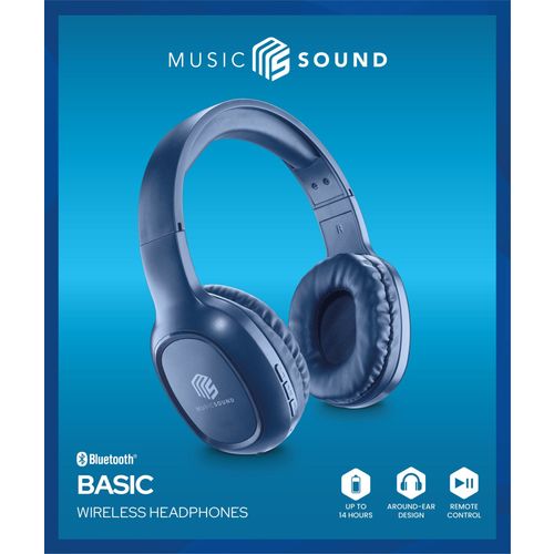 Cellularline Bluetooth slušalice Music Sound blue slika 2