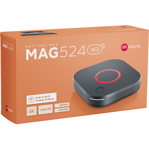 Mag Prijemnik IPTV za Stalker midlleware, 4K, WiFi 2.4/5 GHz - MAG 524 W3 slika 2