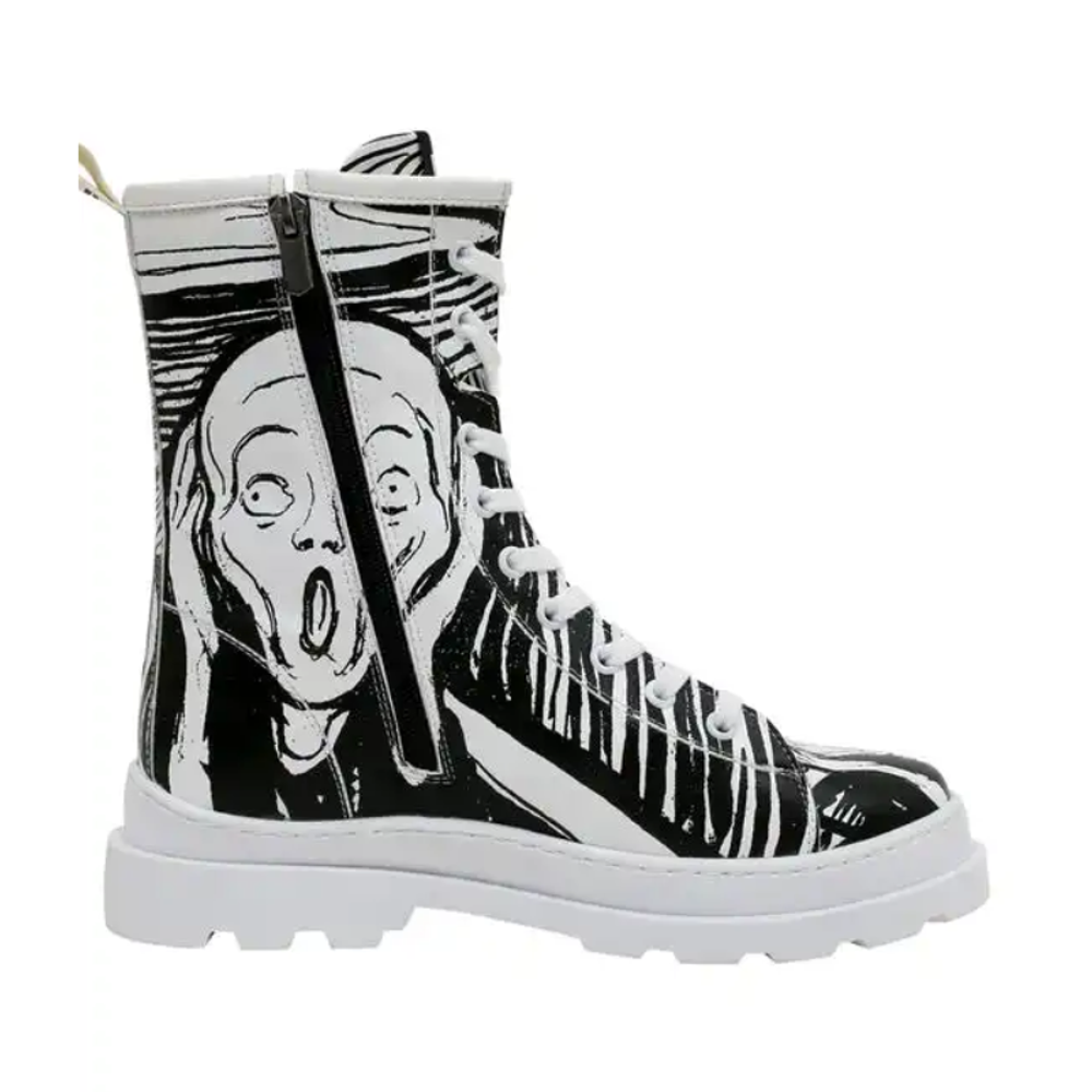 DOGO Duboke čizme Gisele Edvard Munch The Scream Muse Design slika 4