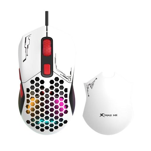 Mouse USB XTRIKE GM-316W Beli slika 1