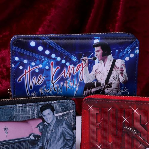 NEMESIS NOW PURSE - ELVIS THE KING OF ROCK AND ROLL 19CM slika 7
