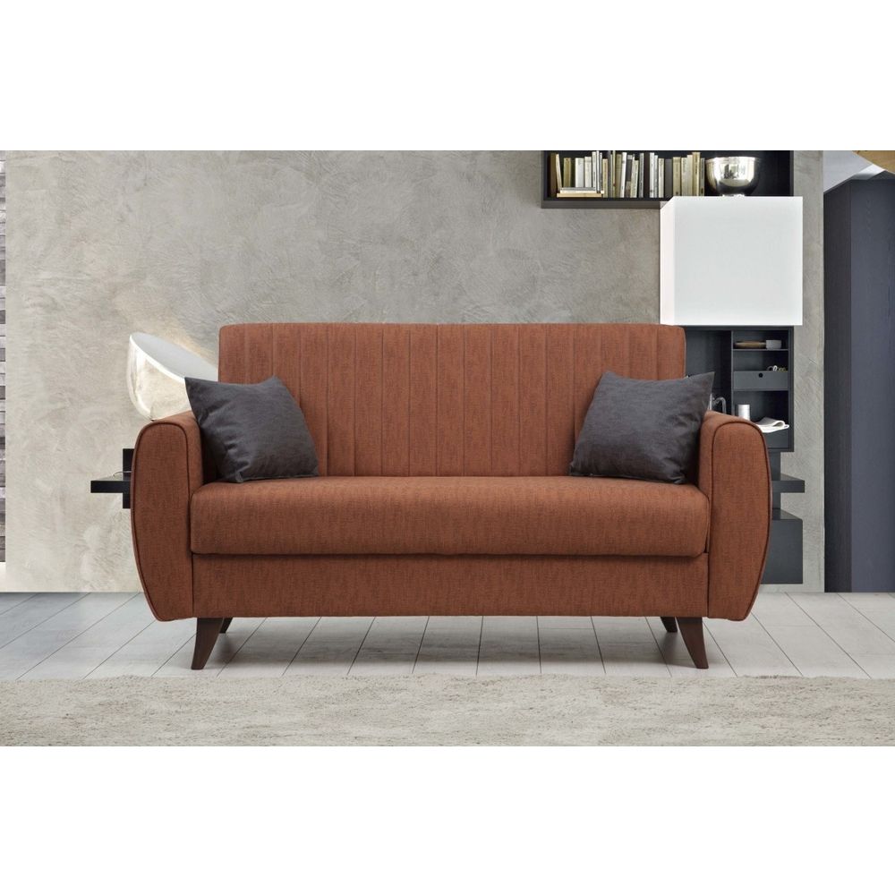Alkon - Sofa na razvlačenje za 2 osobe u crvenoj boji slika 1