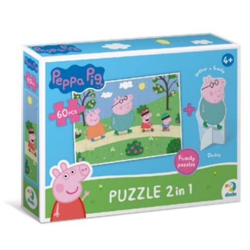 DODO Puzzle Peppa Prase sa Figurom Letnji Dan slika 1
