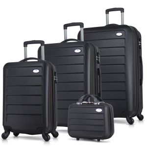 Set Crnih Kofera 1567 (4 Komada)