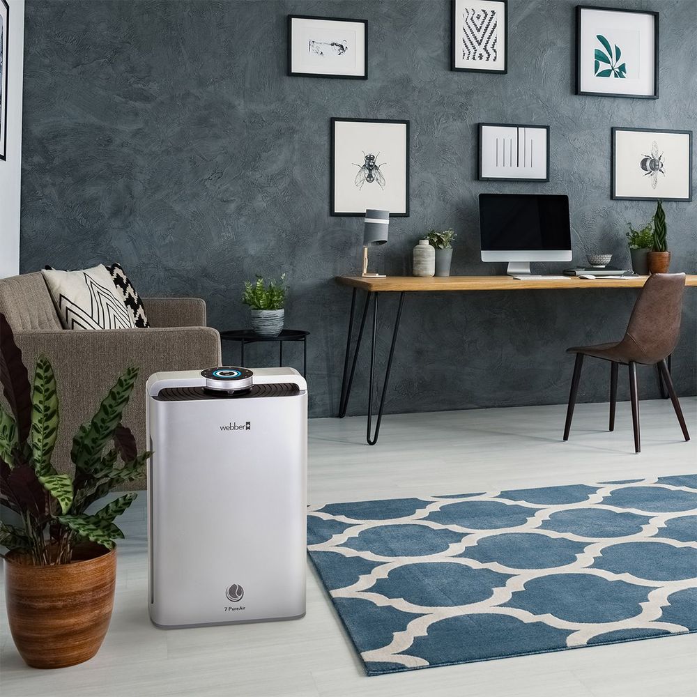 WEBBER AP9700 WI-FI pročišćivač zraka – srebrni slika 8