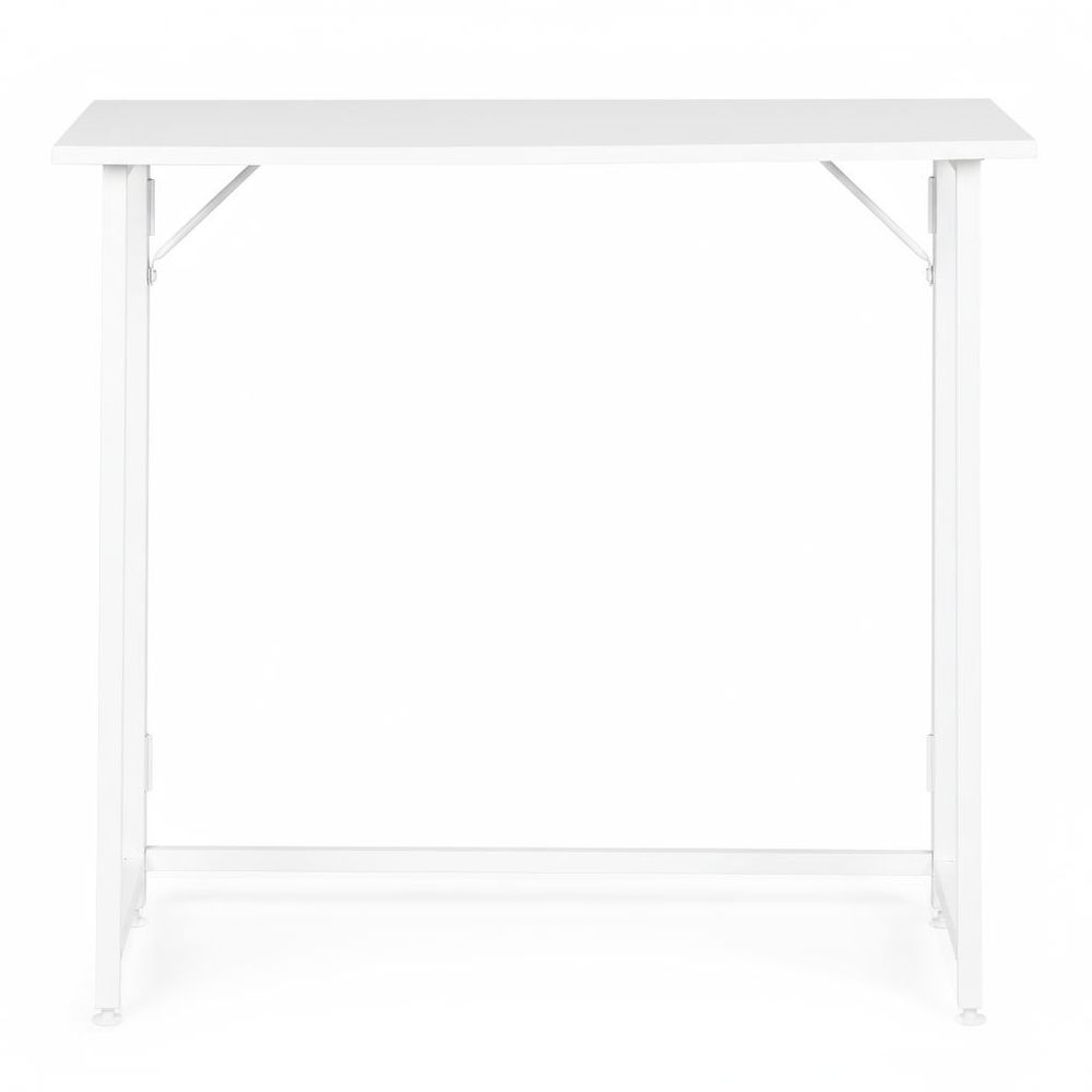 ModernHome sklopivi stol 80 × 45 cm za laptop – bijeli slika 4
