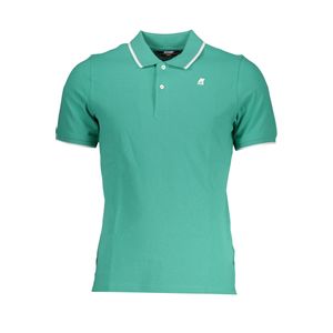 K-WAY GREEN MEN'S SHORT-SLEEVED POLO SHIRT