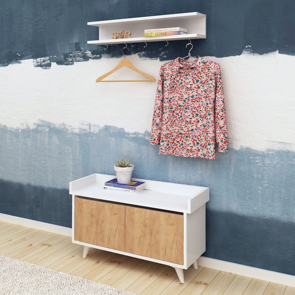 Stato OakWhite Hall Stand slika 2