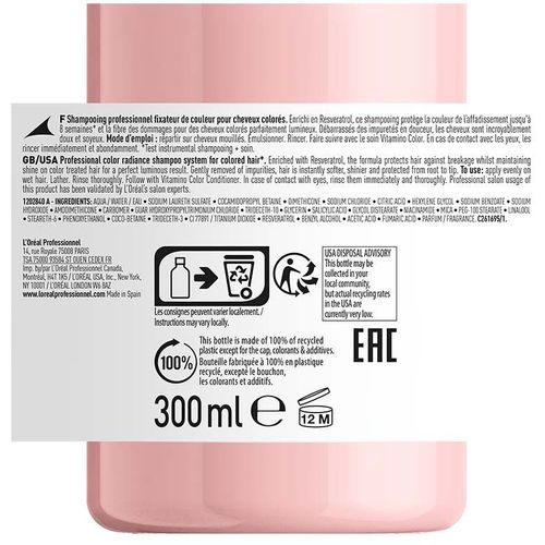 L'Oreal Professionnel Šampon za obojenu kosu Vitamino Color - 300 ml slika 3