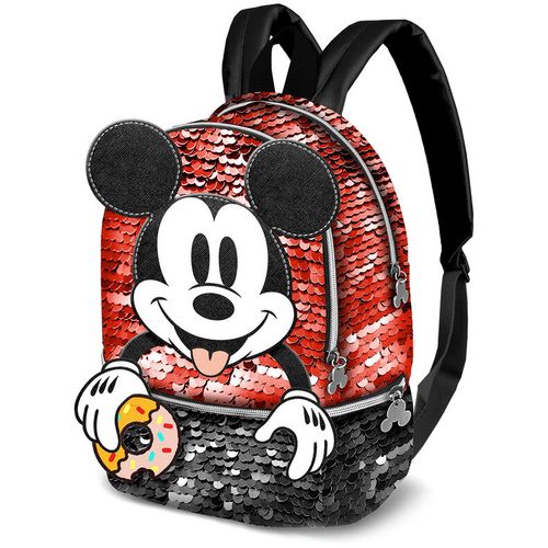 Disney Mickey Donut ruksak sa šljokicama 32cm slika 1