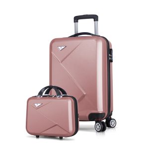 Set Kofera 8282 u Roze Zlatnoj (2 Komada)