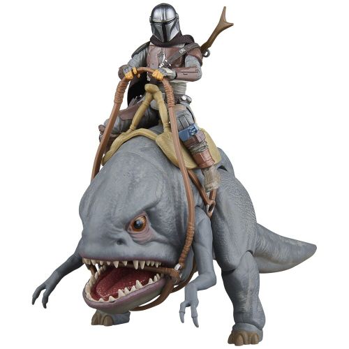 Star Wars The Mandalorian - Blurrg i Mandalorian set 2 figure 9,5 cm slika 3