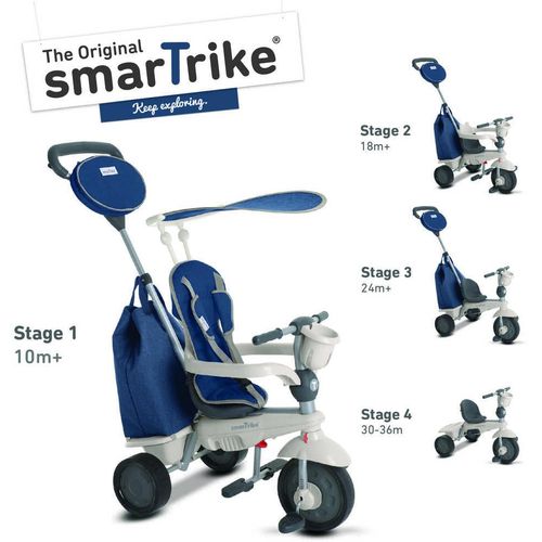 Smart Trike tricikl Voyage 4u1 - Blue slika 1