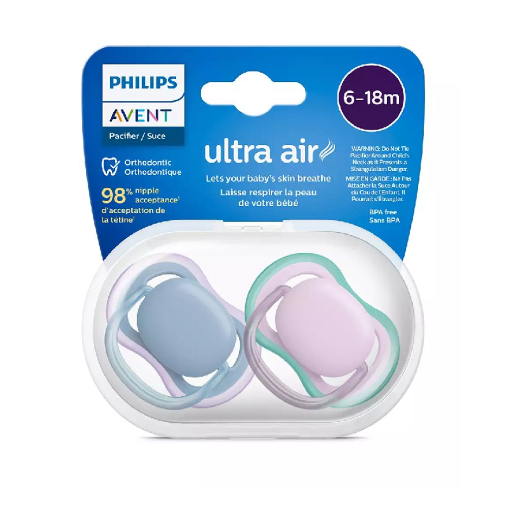 Philips Avent Duda varalica Ultra Air 6-18mj Girl, Neutral 2kom slika 3