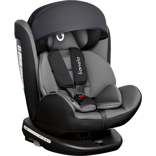 Lionelo Auto-sedište BASTIAAN, 360st ISOFIX, 0-36Kg, Black Grey slika 7