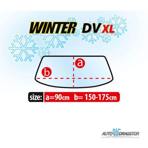 ZAŠTITA ŠOFERŠAJBNE LETO/ZIMA XL DUŽINA 150-175CM ŠIRINA 90CM slika 2