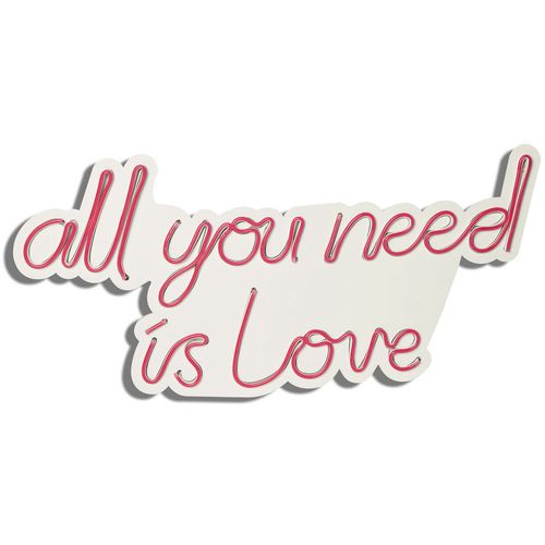 Wallity Ukrasna plastična LED rasvjeta, All You Need is Love - Red slika 11