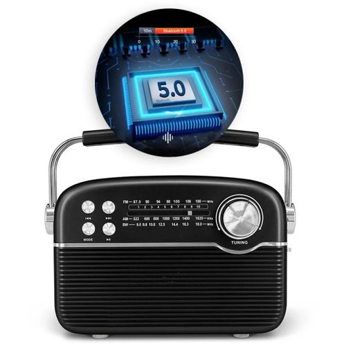 MANTA radio FM-AW-SW, 5W, BT, USB, AC + baterije + solarni panel, RDI916 slika 8