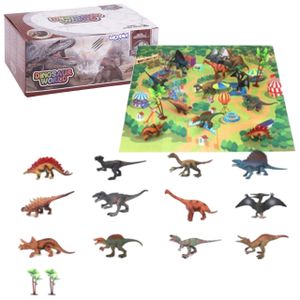 Woopie set figurice dinosaura XL 13 el. + podloga 