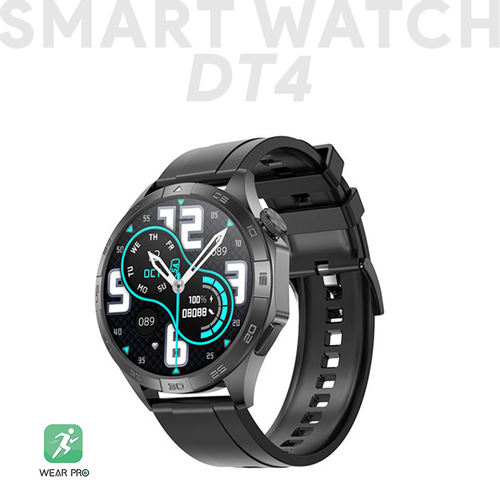 Smart Watch DT4 crni (silikonska narukvica) slika 1