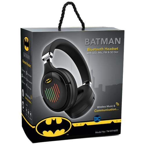 DC Bežične slušalice, Batman, Bluetooth, microSD, FM radio - BATMAN Bluetooth Headset  slika 2