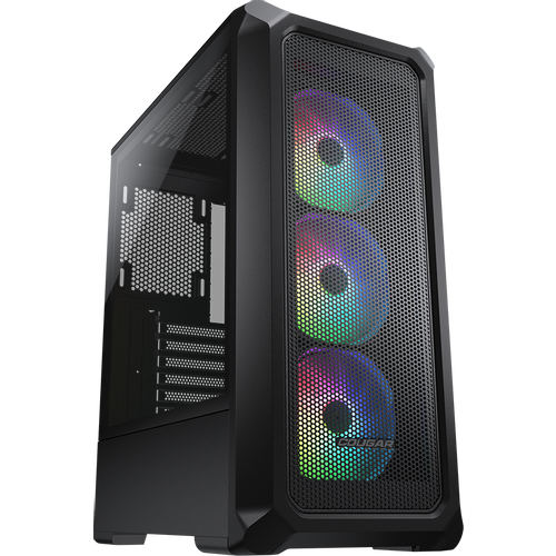 COUGAR | Archon 2 Mesh RGB (Black) | PC Case | Mid Tower / Mesh Front Panel / 3 x ARGB Fans / 3mm TG Left Panel slika 1