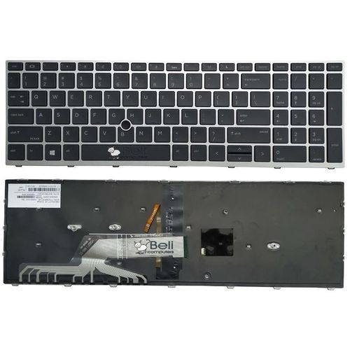 Tastatura za laptop HP ProBook 650 G4 650 G5 mali enter sa ramom i pozadinskim osveteljenjem slika 1