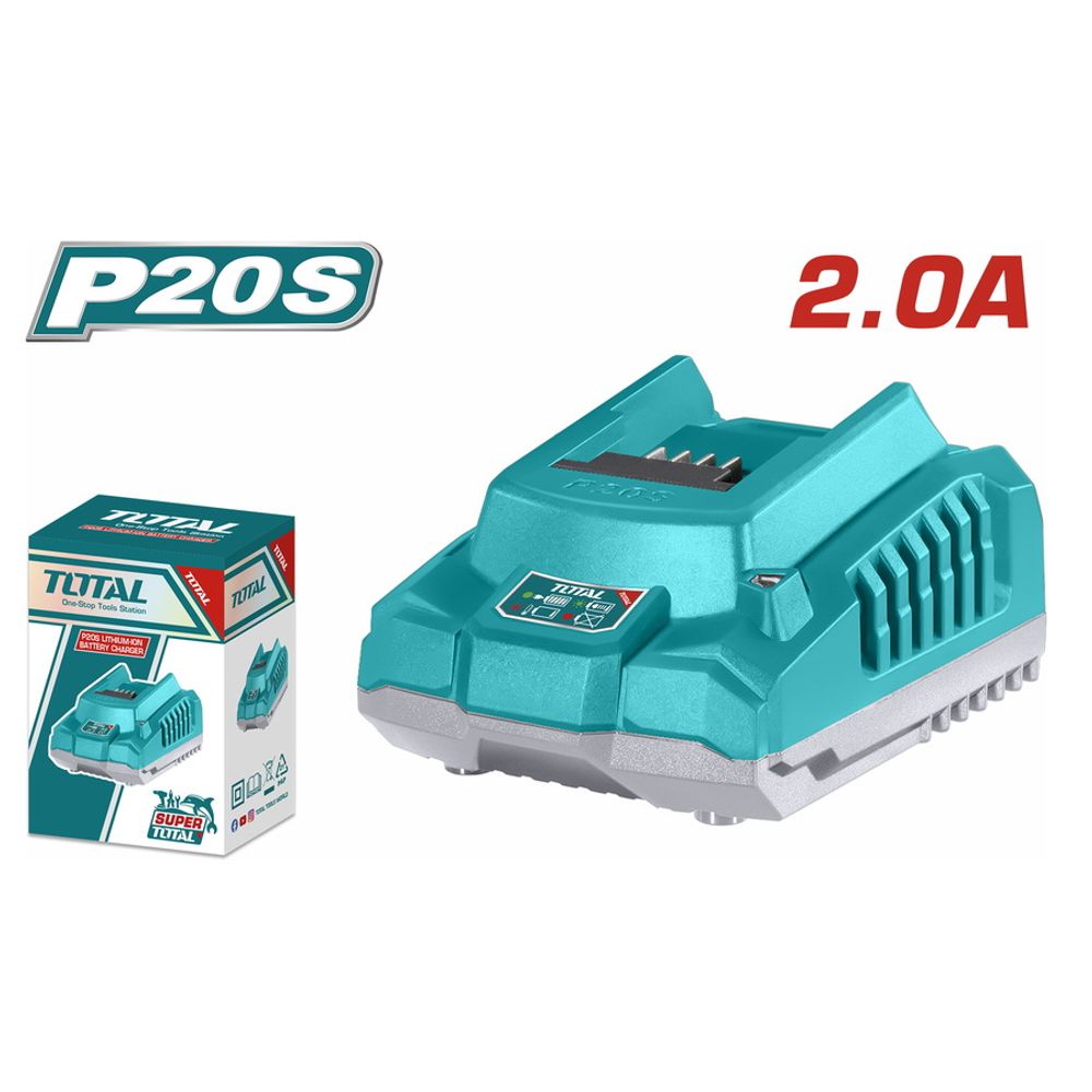 TOTAL punjač baterija P20S, 2A / 20V / INDUSTRIAL (TFCLI2001E) slika 1
