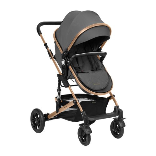 Kikka Boo kolica 3u1 Amaia + košara + autosjedalica - Dark Grey slika 2