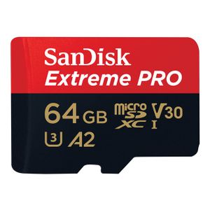 SANDISK Extreme Pro microSDXC 64GB + Adp SDSQXCU-064G-GN6MA