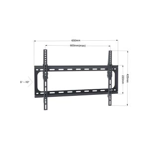 Xstand TILT 37-75 Nosač za TV/nagib 0-10/VESA 600x400/50kg/2.5cm od zida