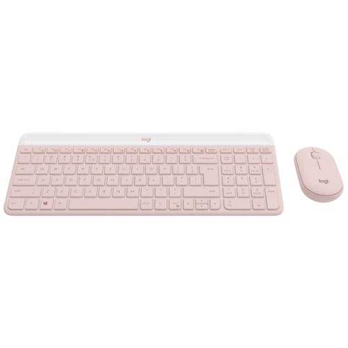 LOGITECH MK470 Wireless Desktop US Roze tastatura + miš slika 5