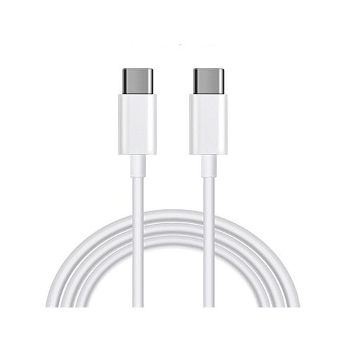 Xwave Kabl USB Tip-C muški na Tip-C muški 1M 5A 5Gbps,65W punjenje,bakar,beli slika 2