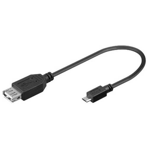 KABEL SBOX USB A F. -> Micro USB M. 0,1M slika 1