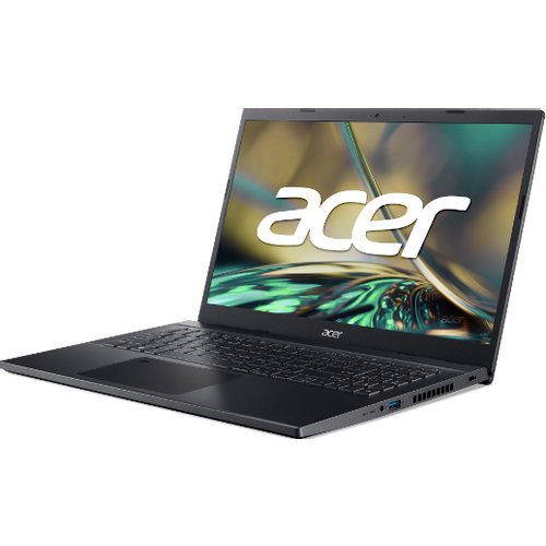 Laptop Acer Aspire 7 NH.QN4EX.00A, i5-12450H, 32GB, 512GB, 15.6'' FHD, RTX2050, NoOS, crni slika 1