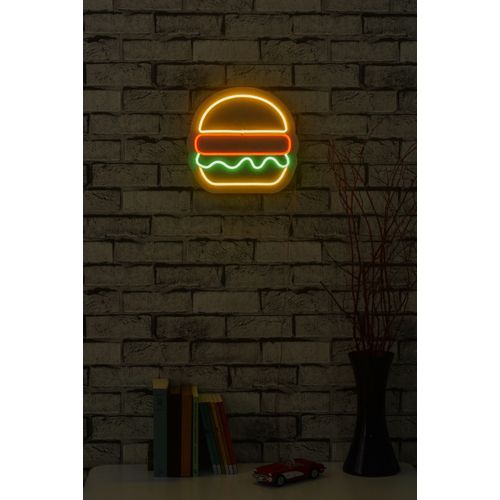 Wallity Zidna dekoracije svijetleća HAMBY, Hamburger - Multicolor slika 11